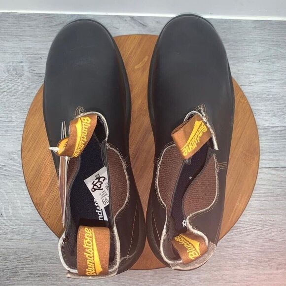 Blundstone 172 Men's Work Chelsea Leather Boot Stout Brown Size 14 US / 13 UK/AU - Picture 6 of 16